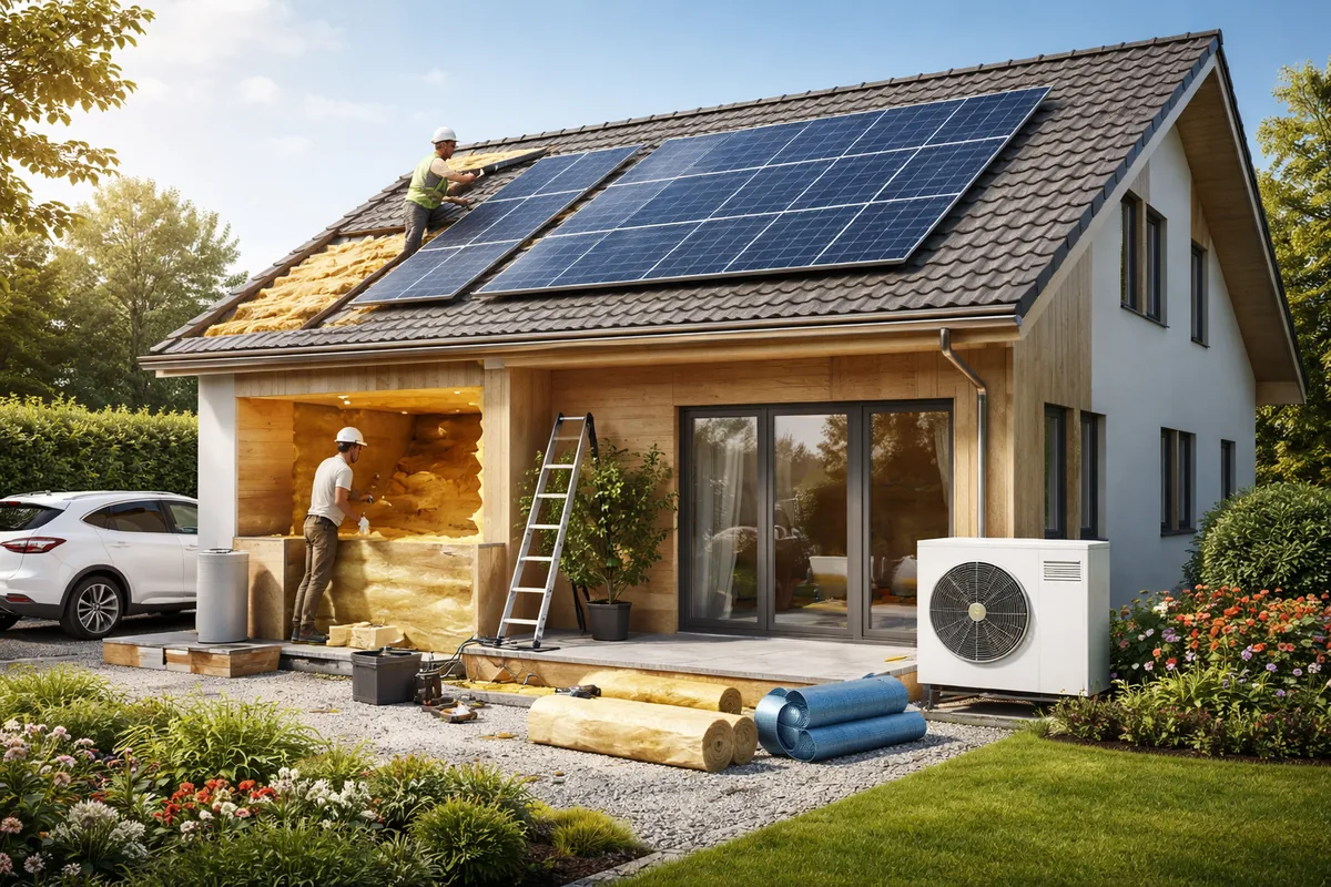 Quels travaux peuvent améliorer l'efficacité énergétique de votre habitat durable